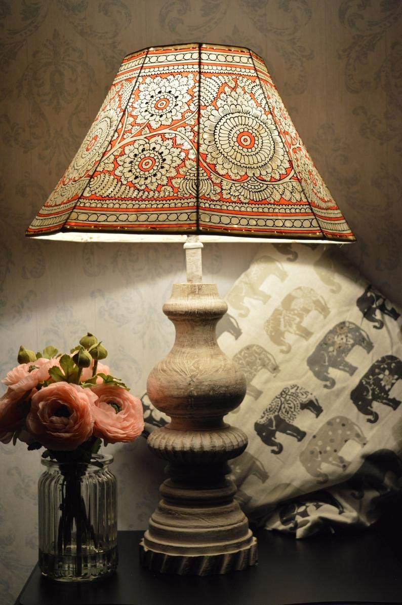 Mandala-Leather-Floral-Lamp-Shade 10 Unique & Wonderful Lampshade Ideas