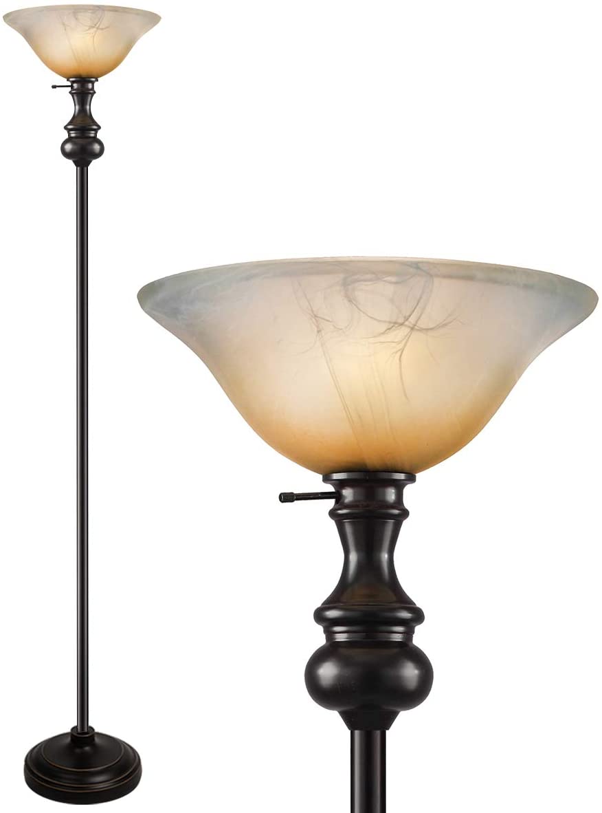 Modern-Shirley-Torchiere-Floor-Lamp 15 Unique Artistic Floor Lamps to Light Your Bedroom