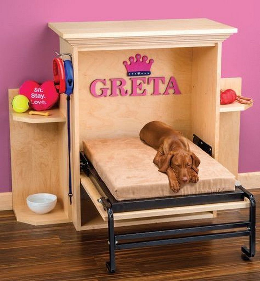 Murphy-bed.. +80 Adorable Dog Bed Designs That Will Surprise You