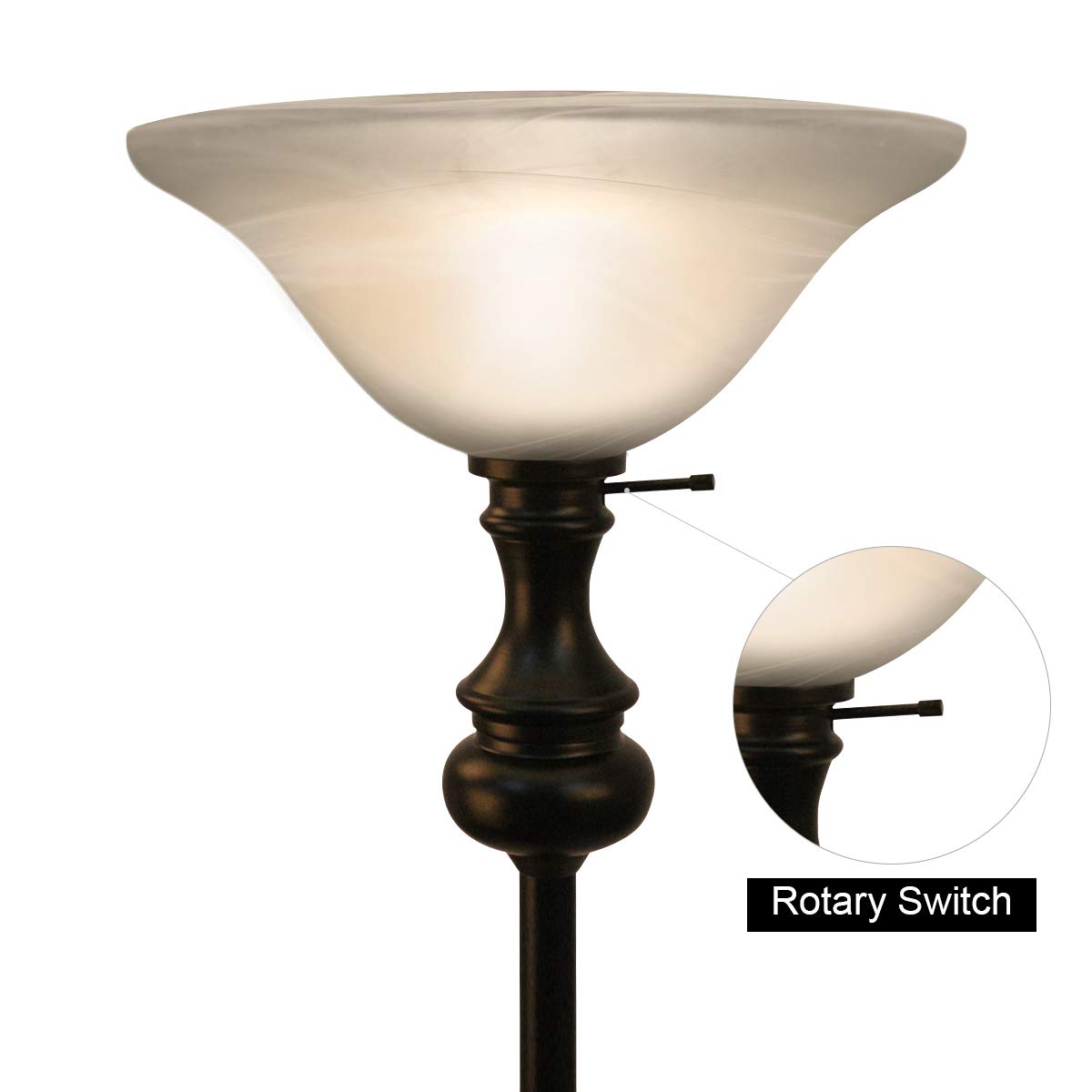 15 Unique Artistic Floor Lamps to Light Your Bedroom 8 On each Modern Shirley Torchiere Floor Lamp.. 15 Unique Artistic Floor Lamps to Light Your Bedroom - 8