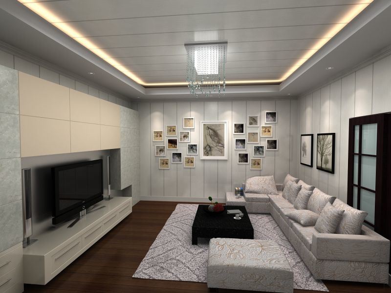 PVC ceiling 1 +70 Unique Ceiling Design Ideas for Your Living Room - 25