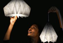 Paper Origami Lamp Shade 1 10 Unique & Wonderful Lampshade Ideas - 56 Pouted Lifestyle Magazine