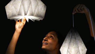 Paper Origami Lamp Shade 1 10 Unique & Wonderful Lampshade Ideas - 55