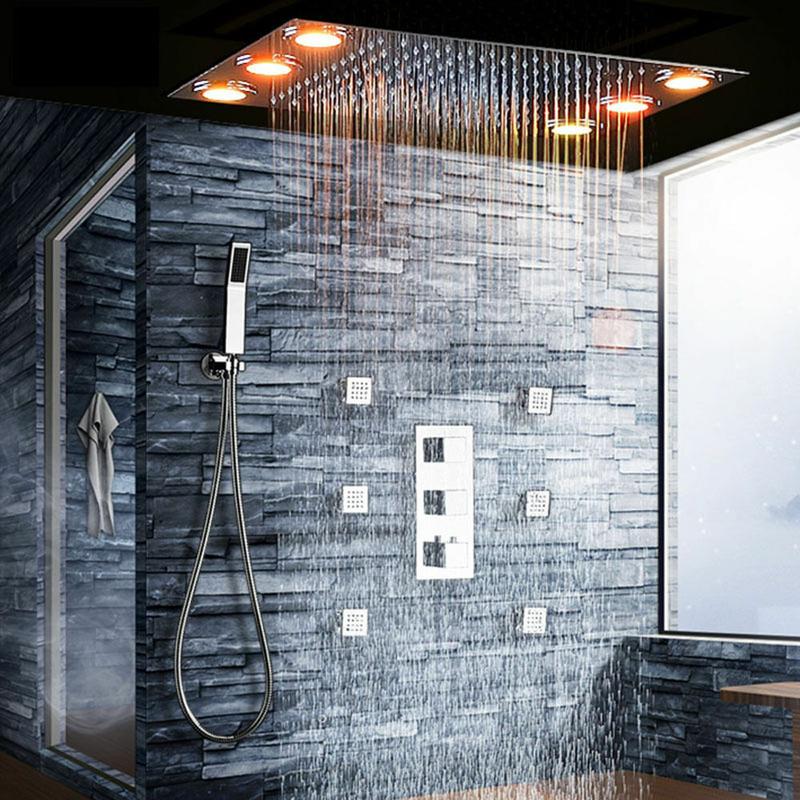 Rain-shower-and-tub. Best +60 Ideas to Enhance Your Bathroom’s Luxuriousness