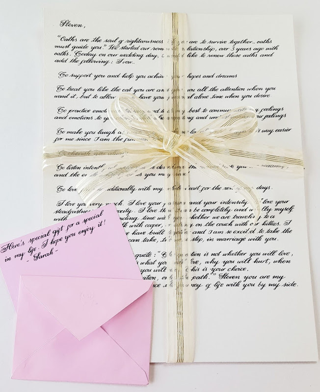 Romantic-Anniversary-Letter 6 Creative Wedding Anniversary Gift Ideas