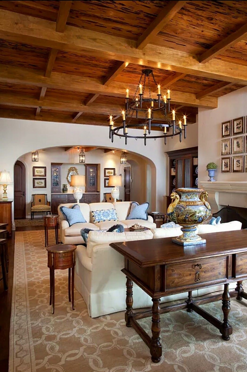+70 Unique Ceiling Design Ideas for Your Living Room 29 Rustic wooden design.. 1 +70 Unique Ceiling Design Ideas for Your Living Room - 29