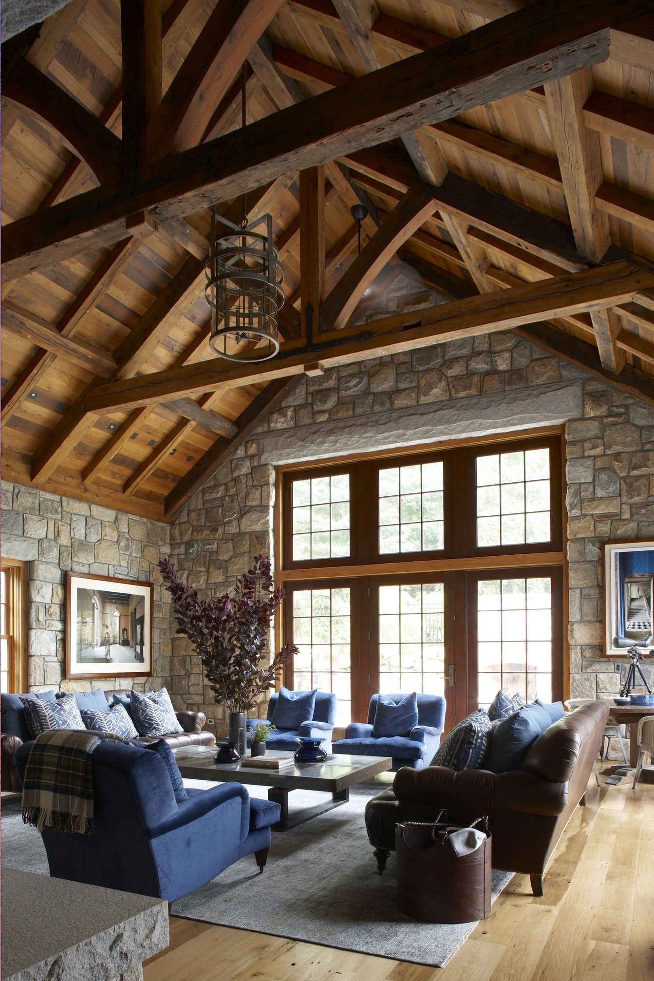 +70 Unique Ceiling Design Ideas for Your Living Room 31 Rustic wooden design. +70 Unique Ceiling Design Ideas for Your Living Room - 31