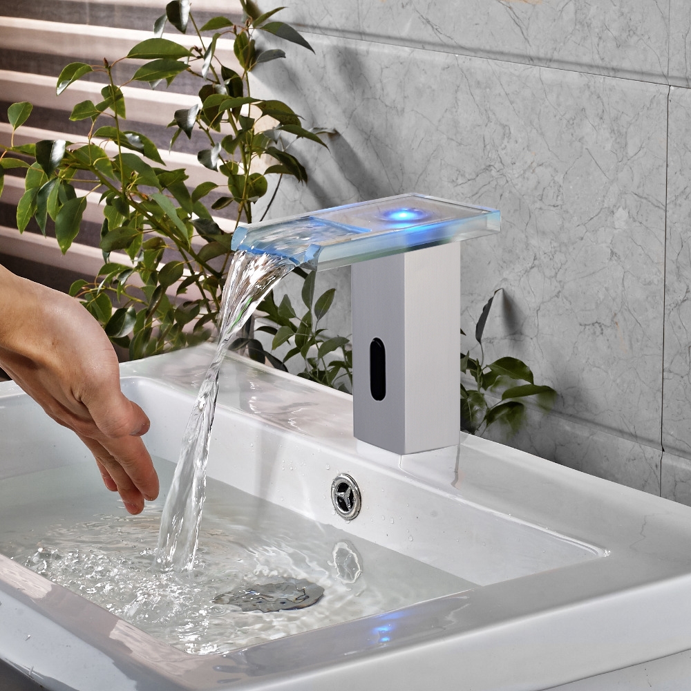 Sensor-sink-faucet.-1 Best +60 Ideas to Enhance Your Bathroom’s Luxuriousness