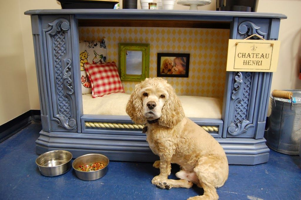 TV cabinet Dog Bed Design 1 +80 Adorable Dog Bed Designs That Will Surprise You - 1
