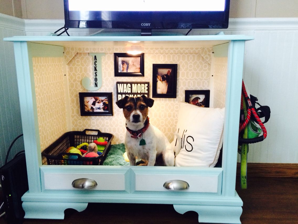 TV-cabinet-Dog-Bed-Design.-1 +80 Adorable Dog Bed Designs That Will Surprise You