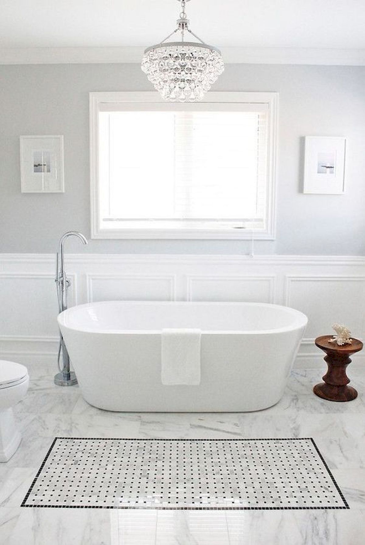 Tile-rug-2 Best +60 Ideas to Enhance Your Bathroom’s Luxuriousness