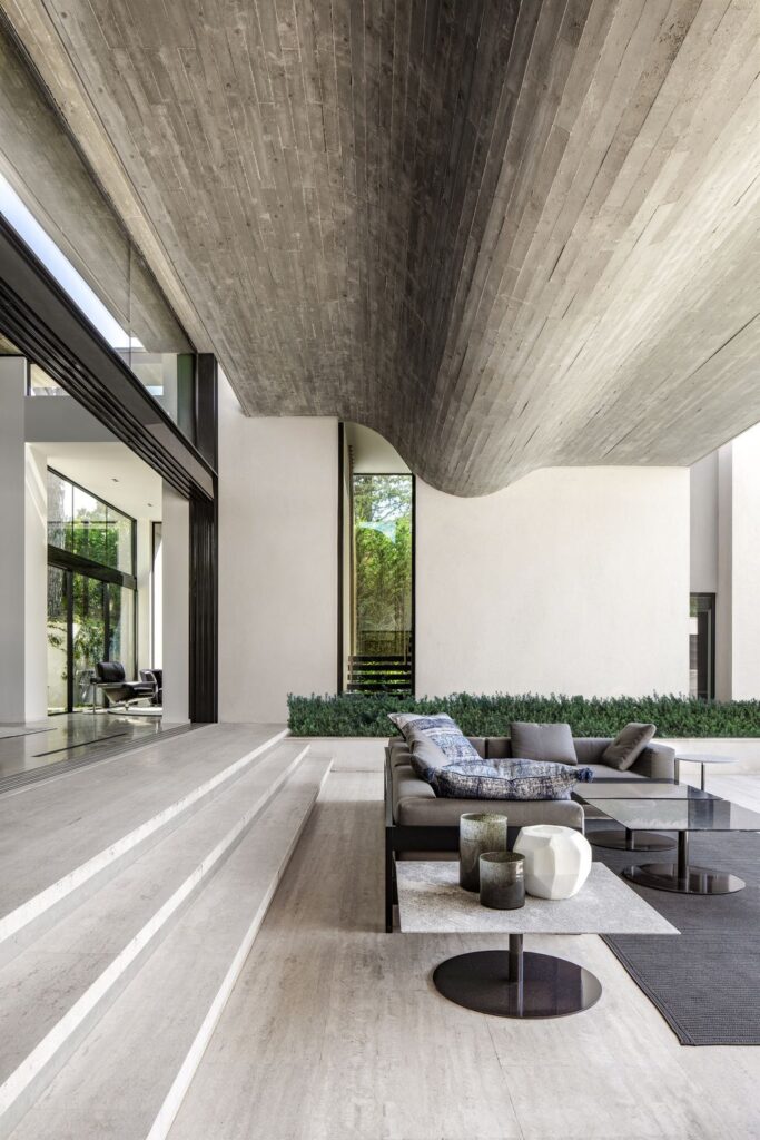 +70 Unique Ceiling Design Ideas for Your Living Room 34 Undulating plywood ceiling 1 +70 Unique Ceiling Design Ideas for Your Living Room - 34