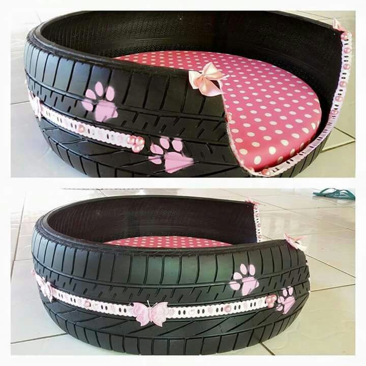bed tire 2 +80 Adorable Dog Bed Designs That Will Surprise You - 37