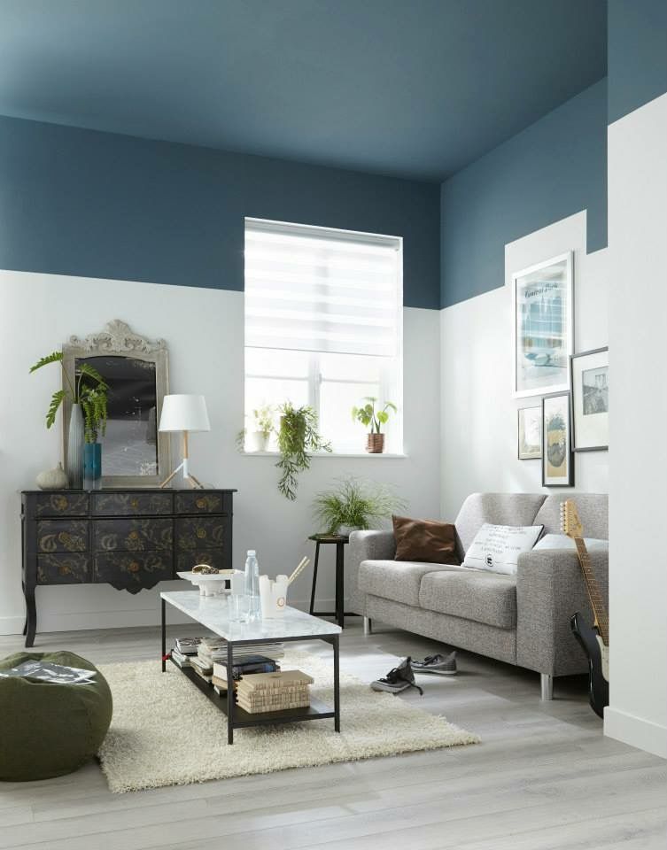 +70 Unique Ceiling Design Ideas for Your Living Room 18 painted ceiling.. +70 Unique Ceiling Design Ideas for Your Living Room - 18