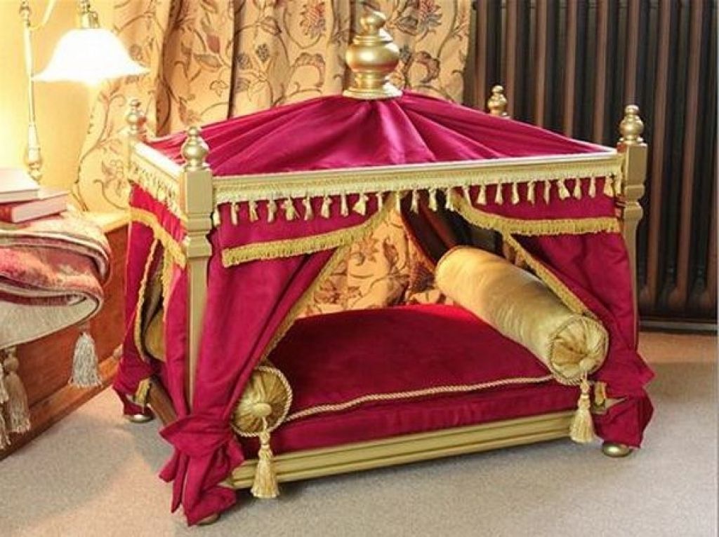 royal bed +80 Adorable Dog Bed Designs That Will Surprise You - 6