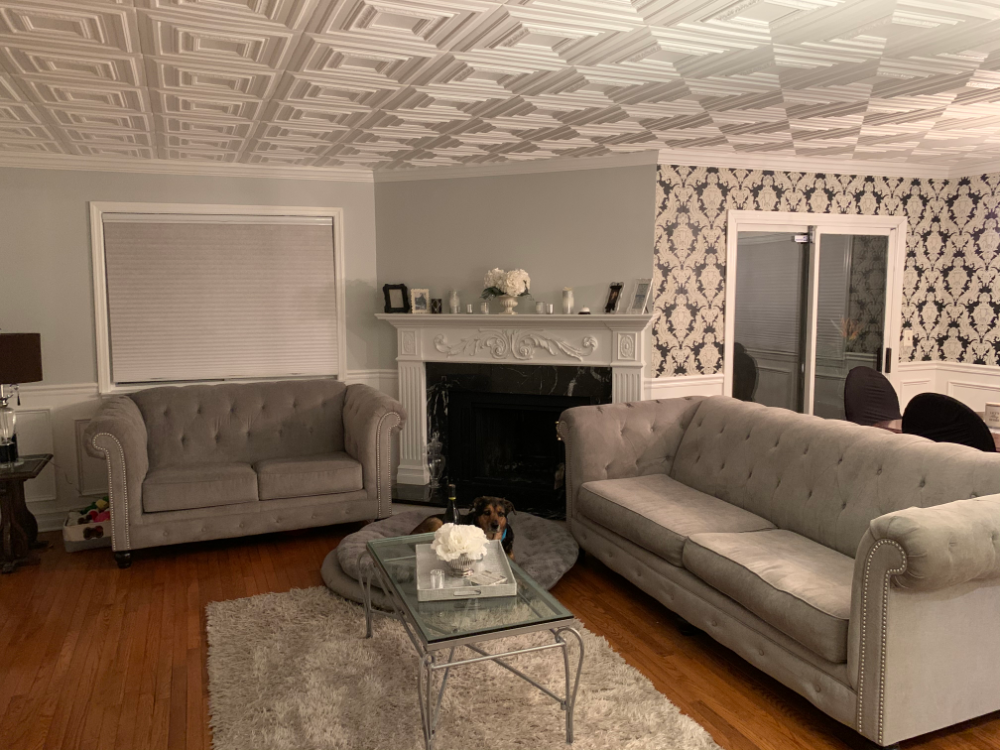 tiles +70 Unique Ceiling Design Ideas for Your Living Room