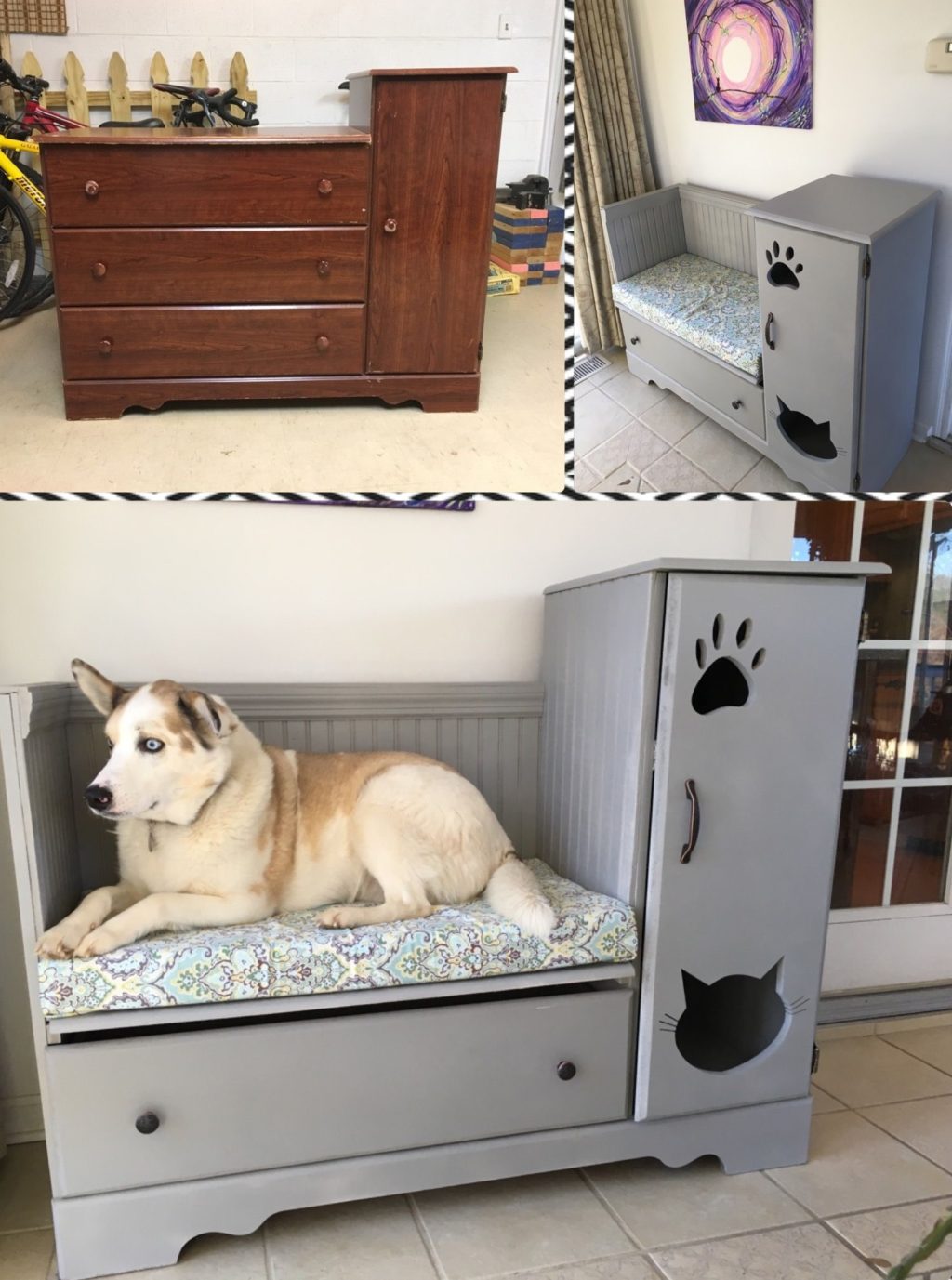 used-closet.-1-1024x1377 +80 Adorable Dog Bed Designs That Will Surprise You