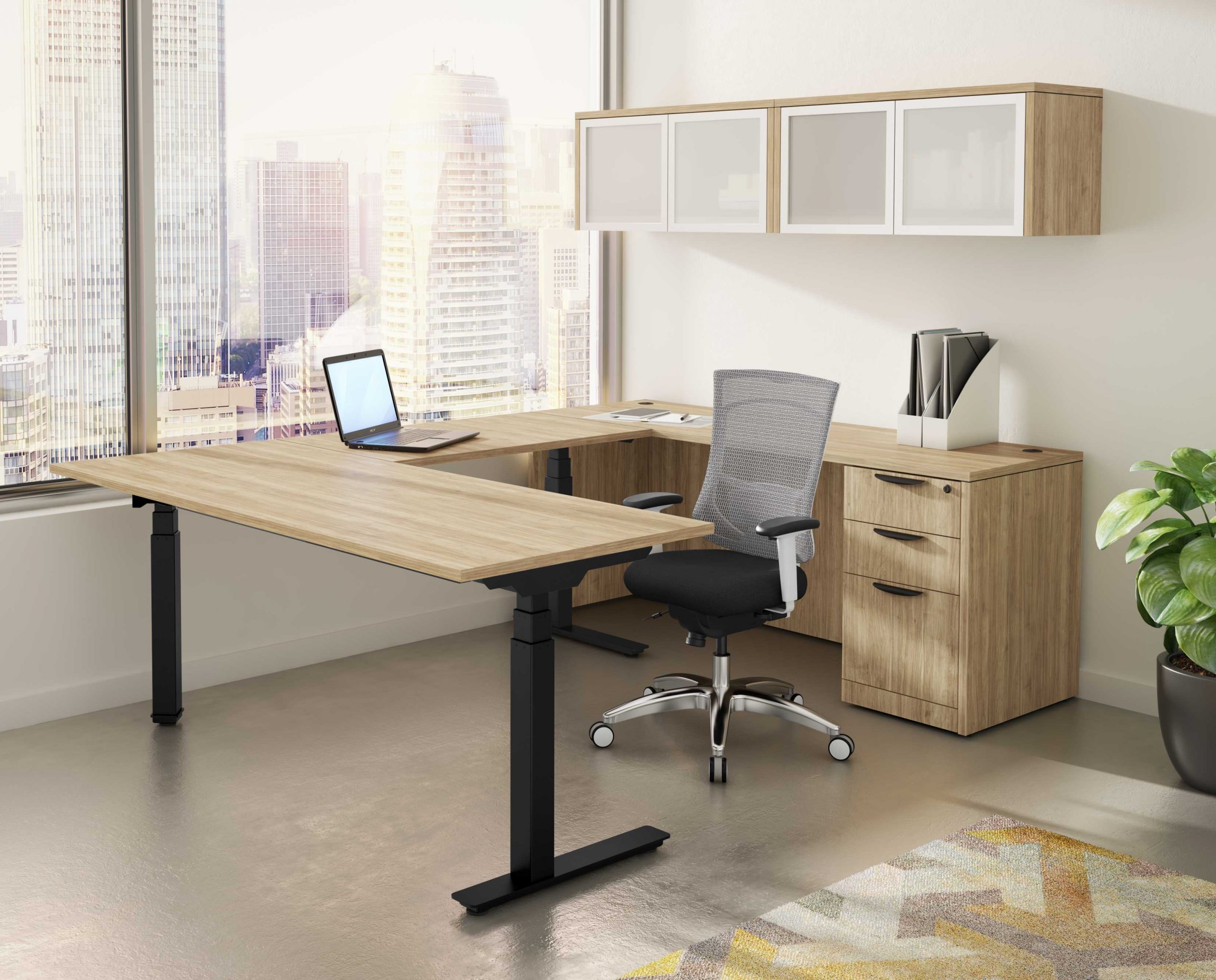 Electric Standing Desks: Which Type Is the Right One for Your Home Office? 9 U Shaped Standing Desk 1 Electric Standing Desks: Which Type Is the Right One for Your Home Office? - 9