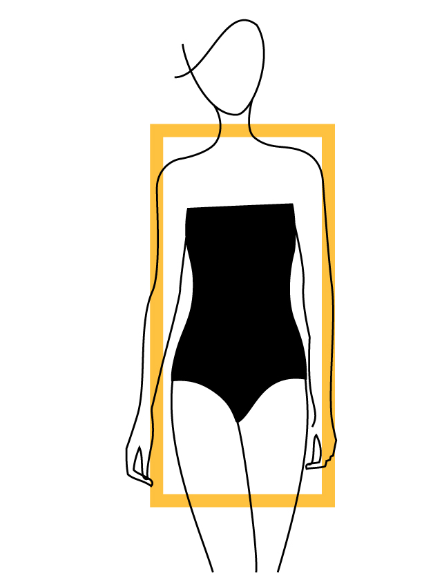 rectangular body type