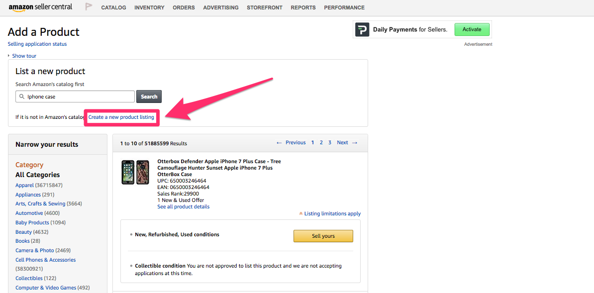 Add a product on amazon How to Start Selling on Amazon? - 3