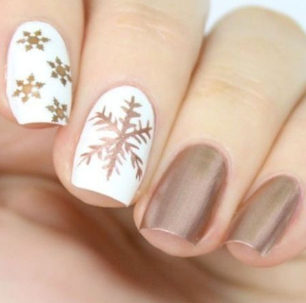 37+ Gorgeous nail-art designs to sparkle this winter 21 snowflake nail designs