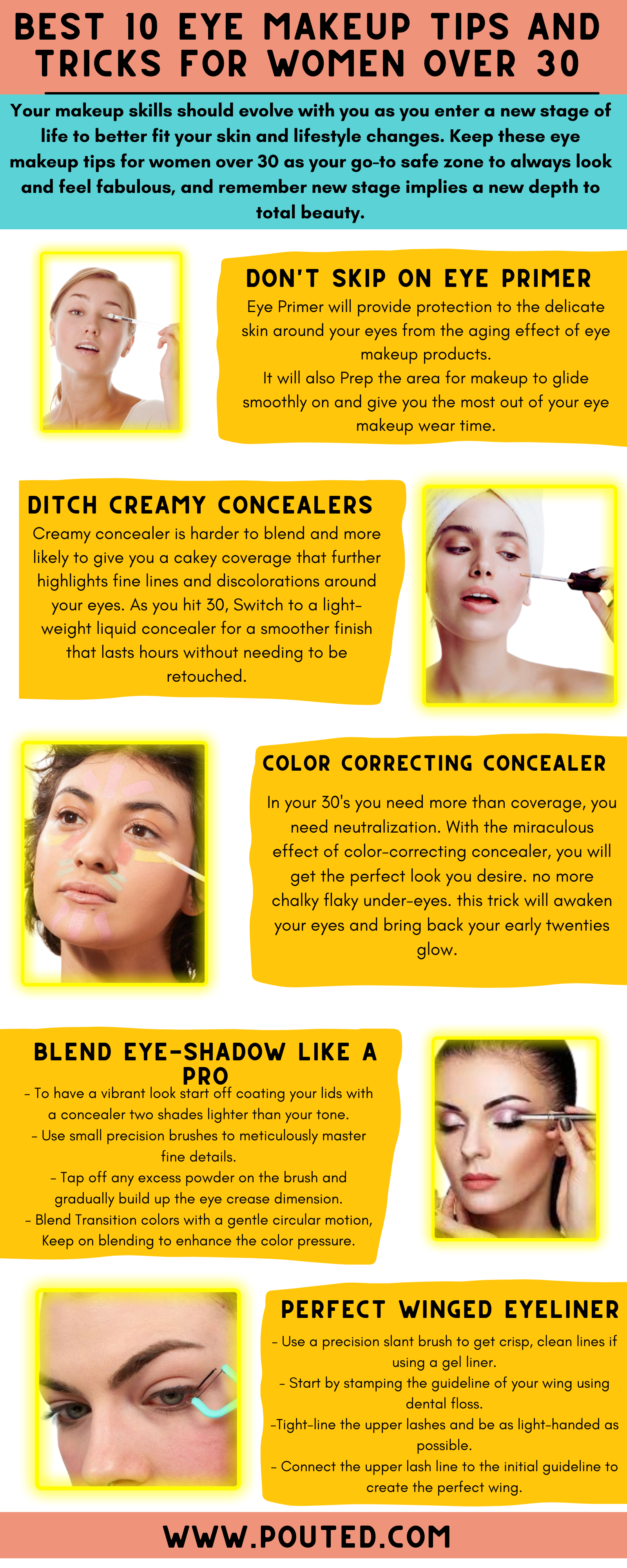 Best 10 Eye makeup tips and tricks for women over 30 