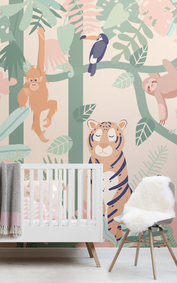 animals-Wallpaper-prints 10 Cute Ways to Use Removable Wallpaper for Your Kid’s Bedroom