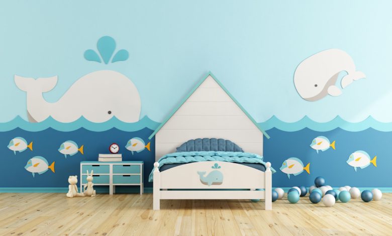 funny wallpaper 10 Cute Ways to Use Removable Wallpaper for Your Kid’s Bedroom - shopping wallpapers online 1