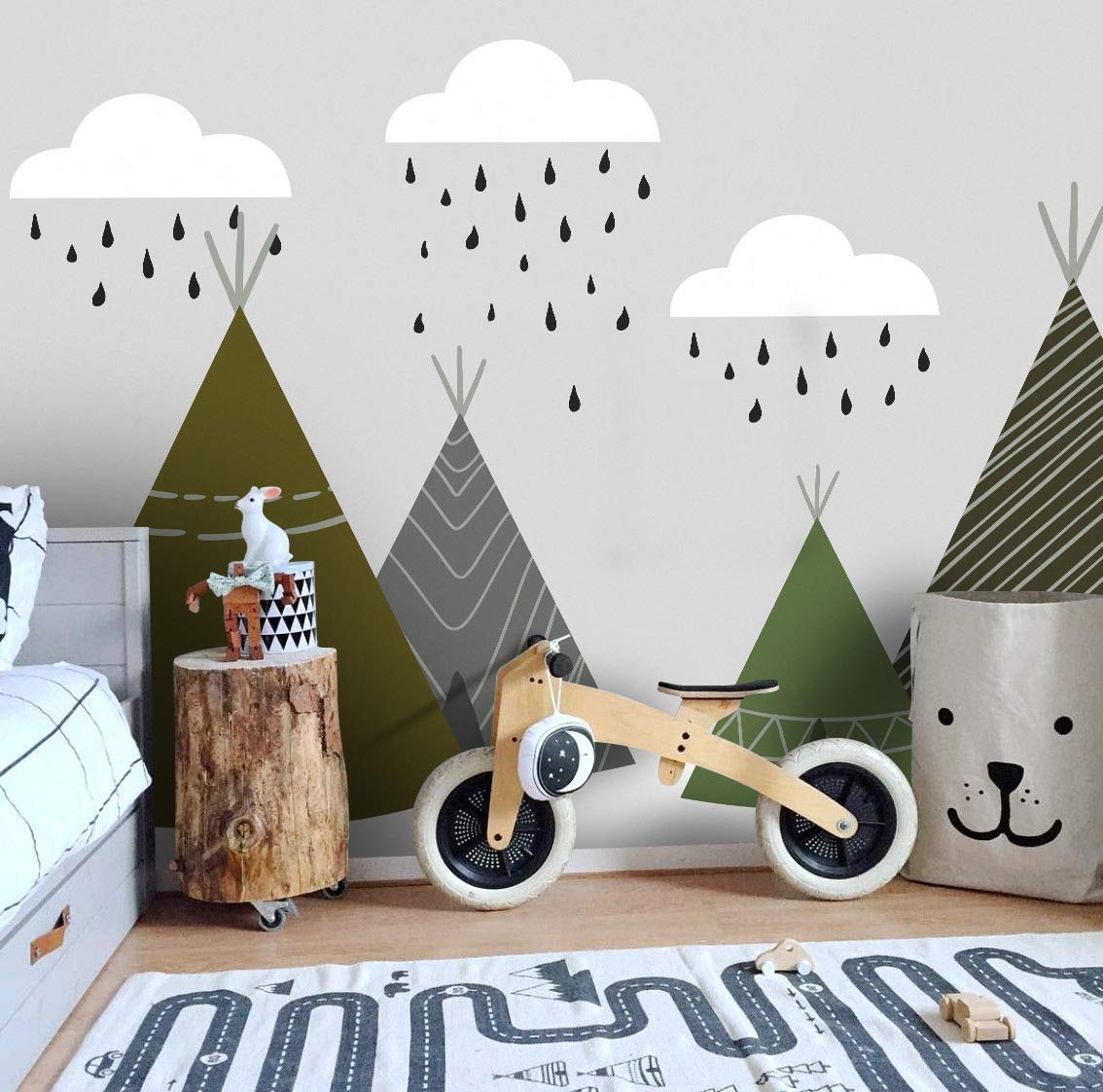 modern-wallpaper 10 Cute Ways to Use Removable Wallpaper for Your Kid’s Bedroom