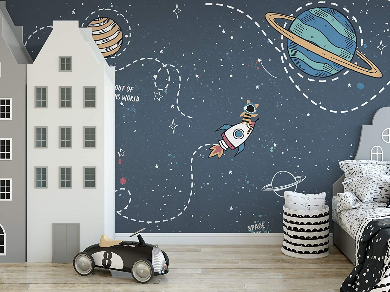 stickers-wall-kids-room 10 Cute Ways to Use Removable Wallpaper for Your Kid’s Bedroom