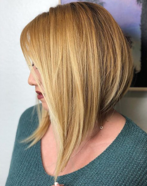 Edgy Line Bob with Layers