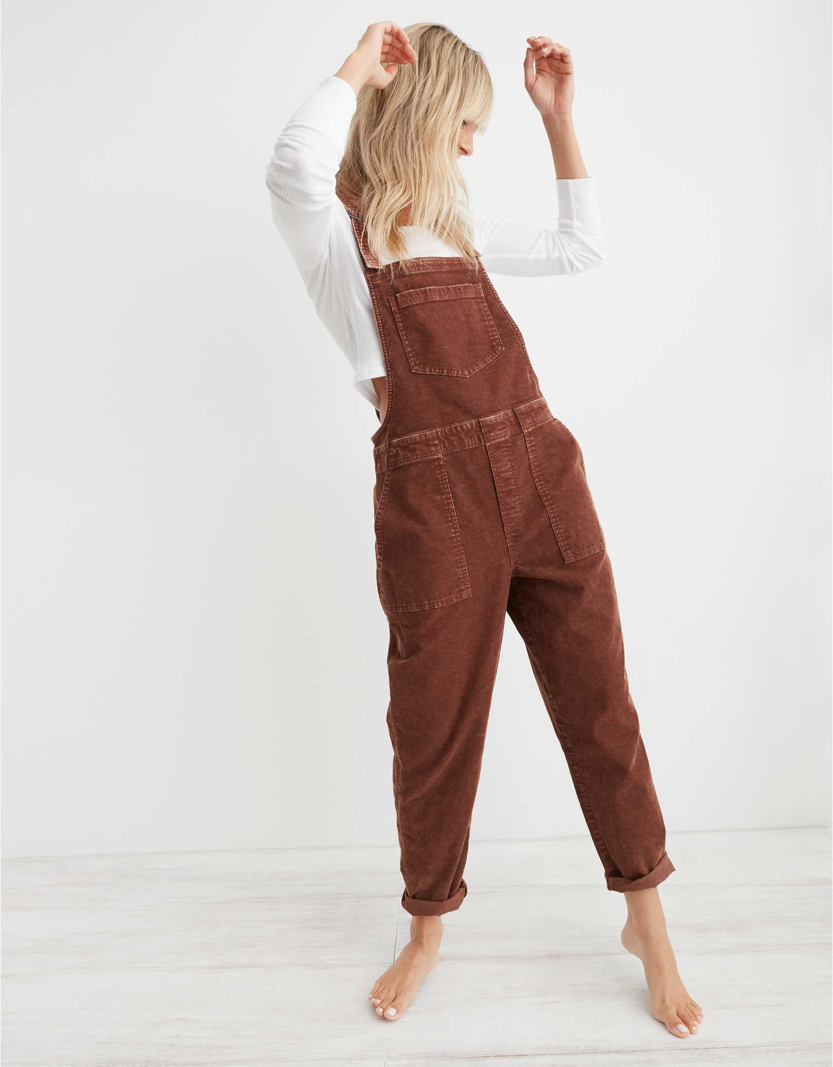 Corduroy overall 60+ Fashionable '90s Ladies Outfit Ideas That Come Back - 26