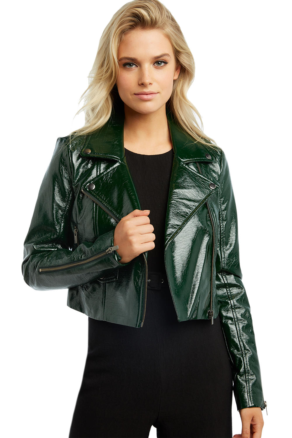Leather jacket 60+ Fashionable '90s Ladies Outfit Ideas That Come Back - 46
