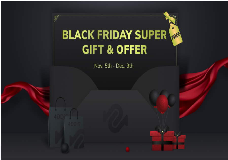 Tenorshare-4DDiG-Black-Friday-Sale Tenorshare 4DDiG Black Friday Sale: Up to 70% OFF + Free Gift!!