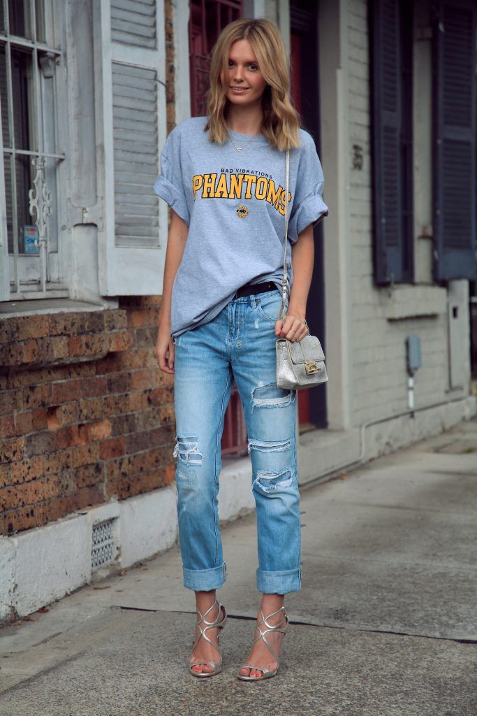 60+ Hot Trending Clothes for Teenage Girl 6 Basic T shirt with jeans 1 60+ Hot Trending Clothes for Teenage Girl - 5