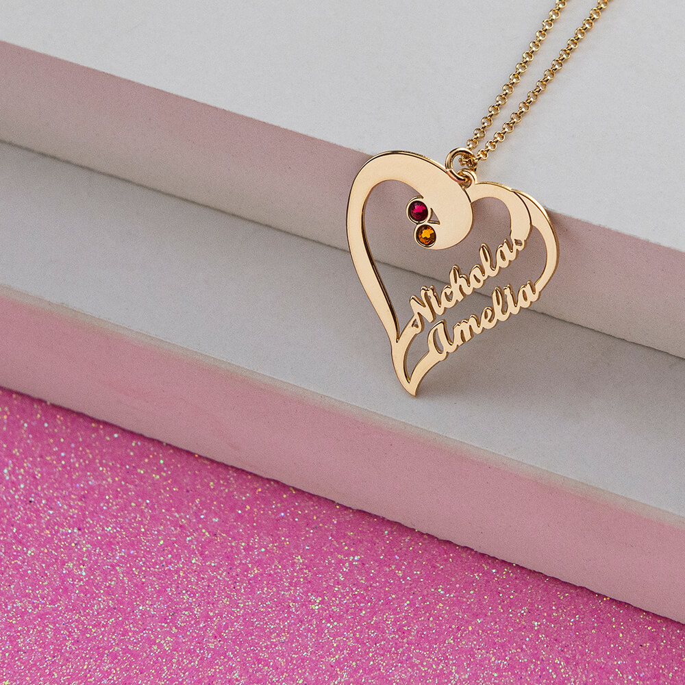 Cut-Out-Heart-Necklace-For-Couples Top 7 Best Valentine's Jewelry Gifts by JoyAmo Jewelry