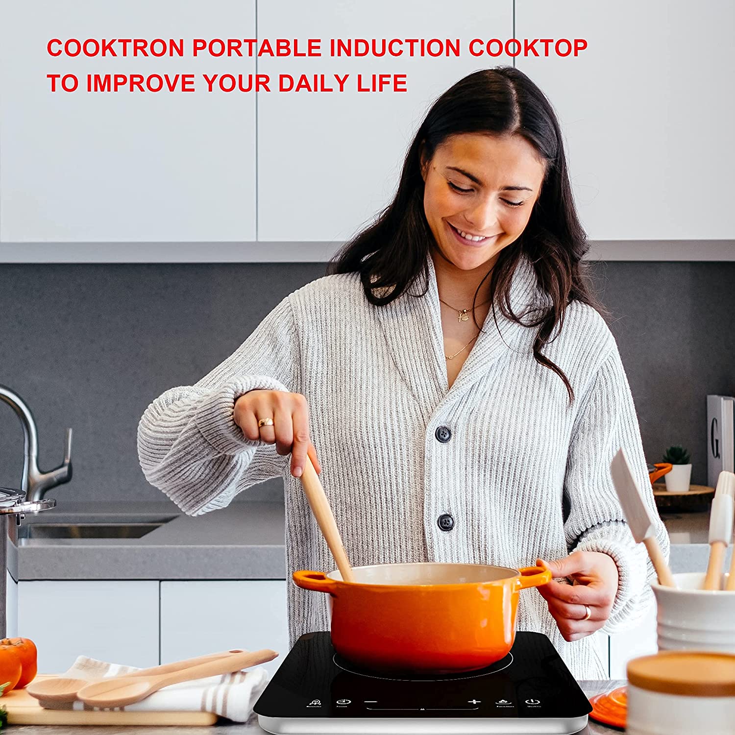 Induction Cooktop. Top 10 Gift Ideas For 70 Years Old Woman in Birthday - 4