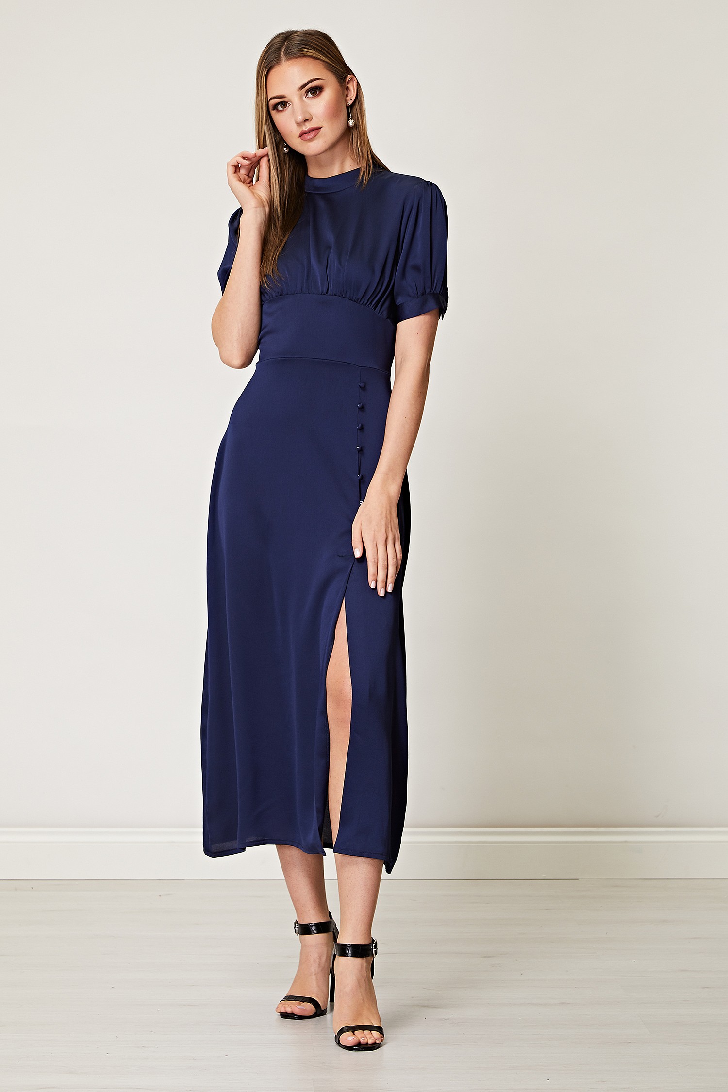 60+ Most Fashionable Semi Formal Wedding Dresses for Female Guests 35 Lainey Navy dress. 1 60+ Most Fashionable Semi Formal Wedding Dresses for Female Guests - 31
