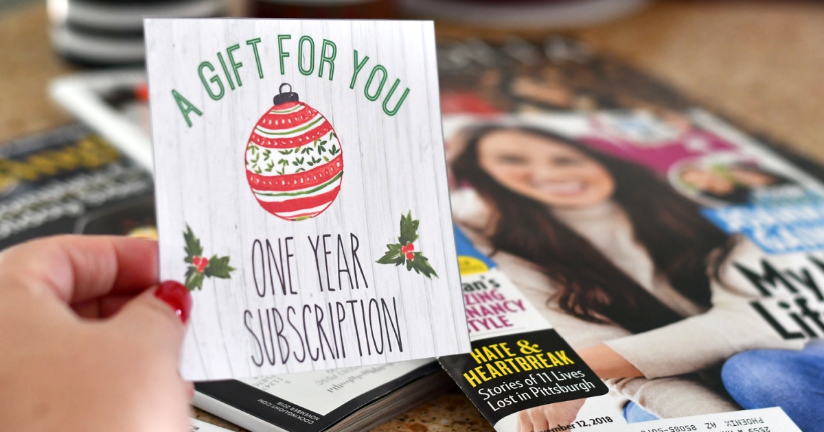 Magazine-Subscription Unusual Gifts for Christmas
