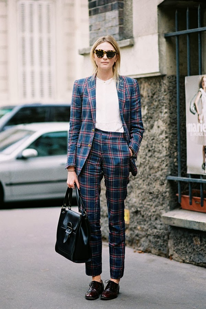 Patterned-Suit. 65+ Smartest Business Casual Attire for Women in 2022