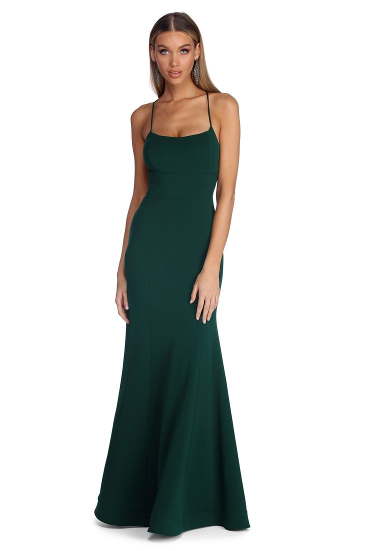 Reinette-semi-formal-dark-green-dress.-1 60+ Most Fashionable Semi Formal Wedding Dresses for Female Guests
