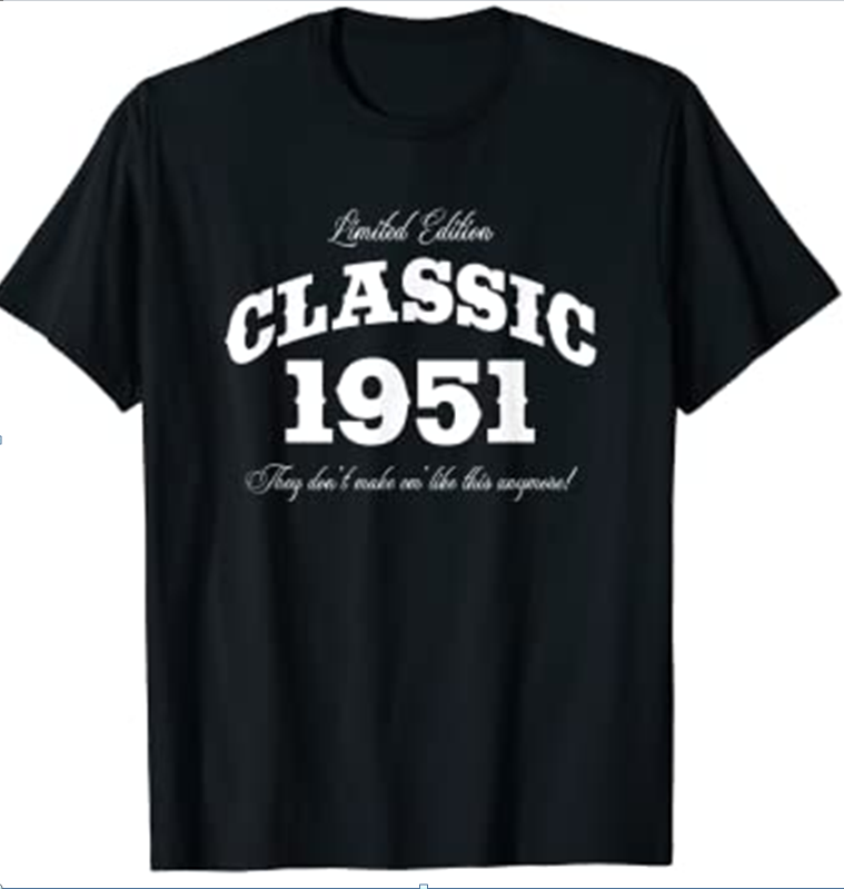 Top 10 Gift Ideas For 70 Years Old Woman in Birthday 19 T shirt Top 10 Gift Ideas For 70 Years Old Woman in Birthday - 13