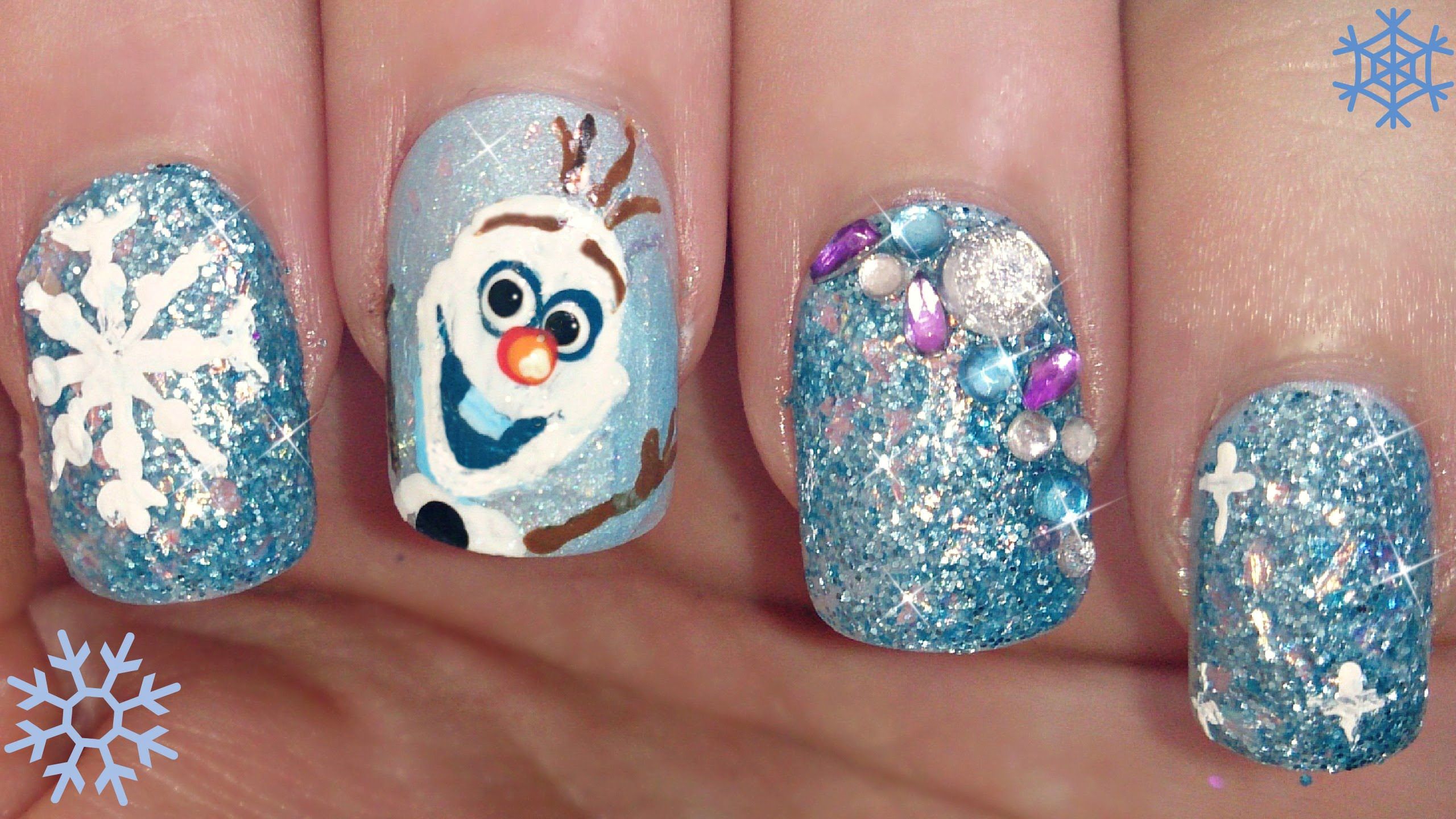 50+ Hottest Disney Toenail Design Ideas 27 The Elsa Toenail Design 2 50+ Hottest Disney Toenail Design Ideas - 24