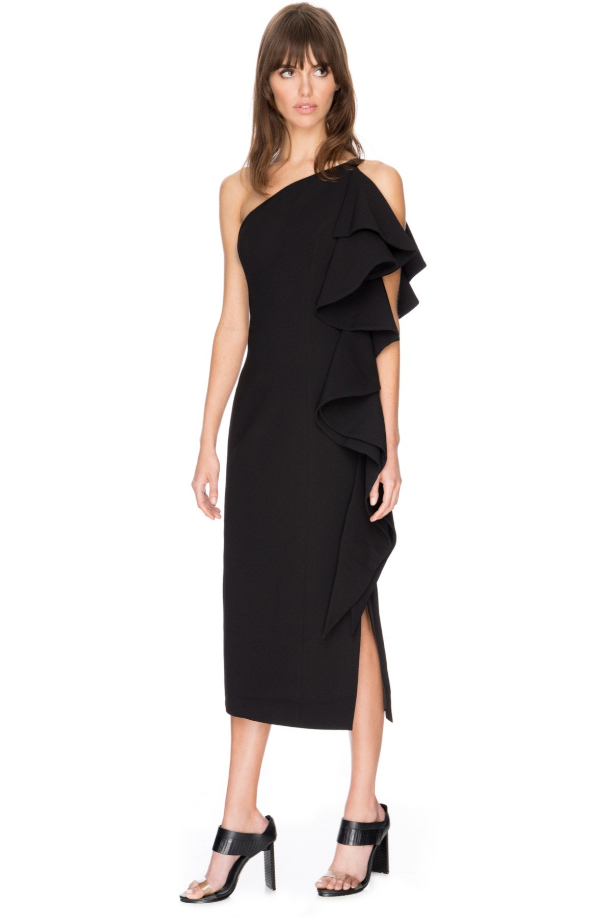 60+ Most Fashionable Semi Formal Wedding Dresses for Female Guests 46 The cut out wedding asymmetrical semi formal dress. 60+ Most Fashionable Semi Formal Wedding Dresses for Female Guests - 41