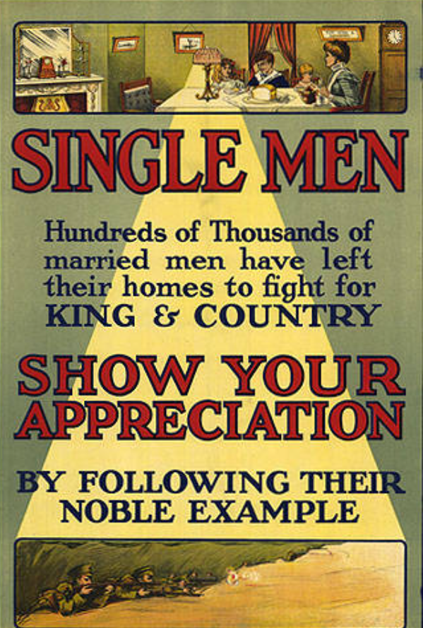 Unmarried Men banner 1914 The Art of Vintage Posters - 1