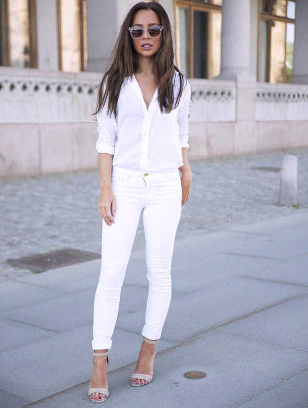 all white outfit 1 60+ Hot Trending Clothes for Teenage Girl - 27