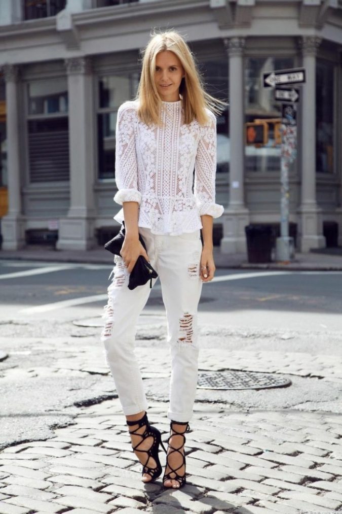 all-white-outfit 60+ Hot Trending Clothes for Teenage Girl 2022