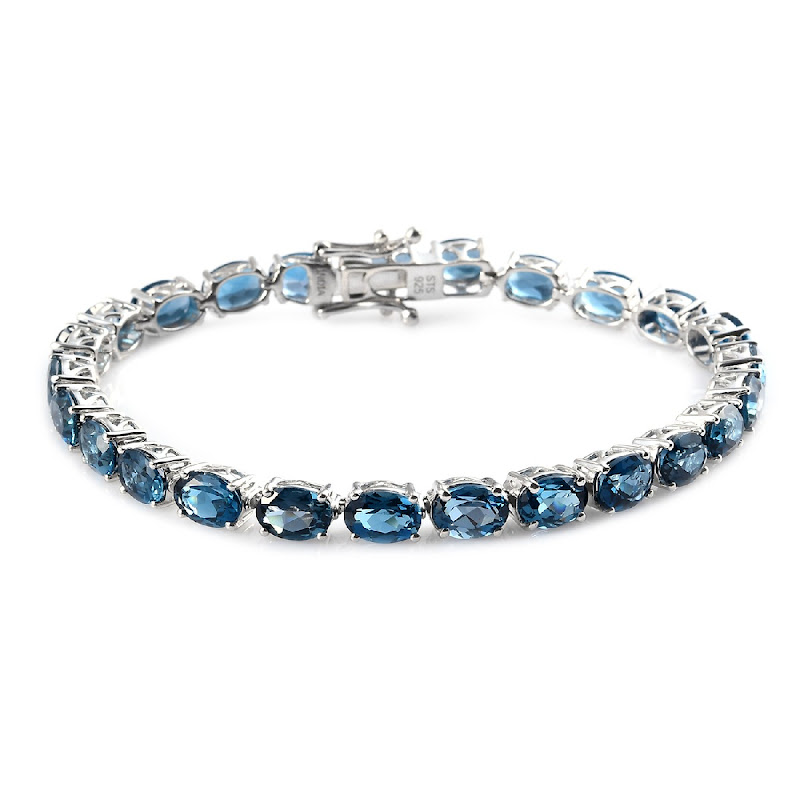 blue-bracelet Style Your Jewelry This Way to Get a Red Carpet Worthy Look
