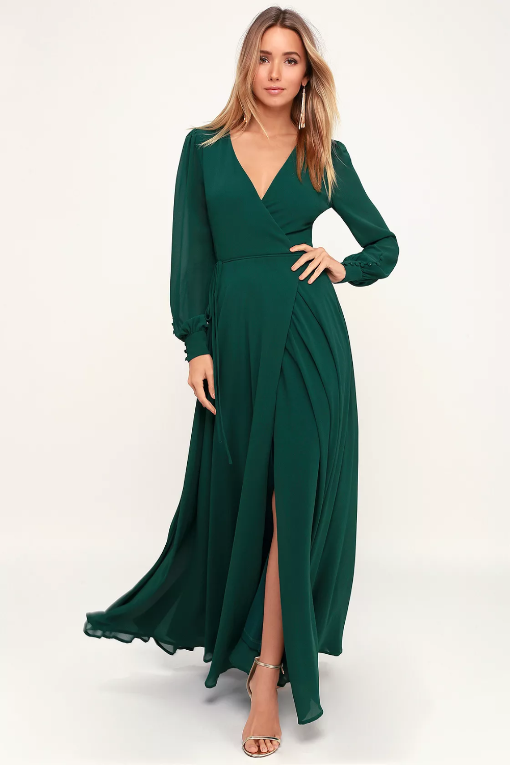 dark green dress. 60+ Most Fashionable Semi Formal Wedding Dresses for Female Guests - 10