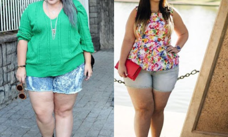 denim shorts for plus size women Top 5 Plus Size Biker Shorts Outfit Ideas - Bike Shorts Outfits 1